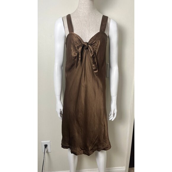 RAQUEL ALLEGRA SILK SLIP DRESS 6 - Picture 1 of 7